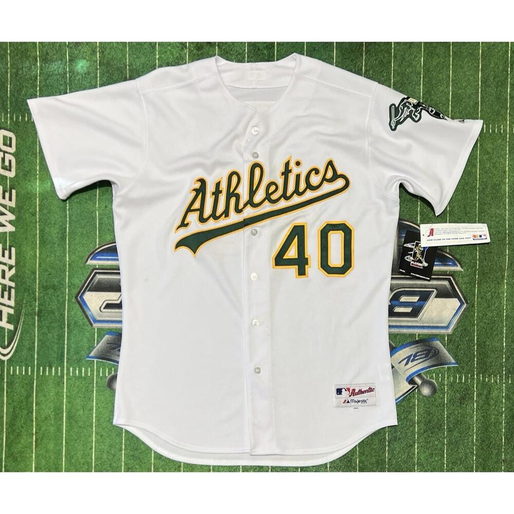 2005 Rich Harden MLB Baseball OAKLAND A'S JERSEY SZ 48 New Majestic 167